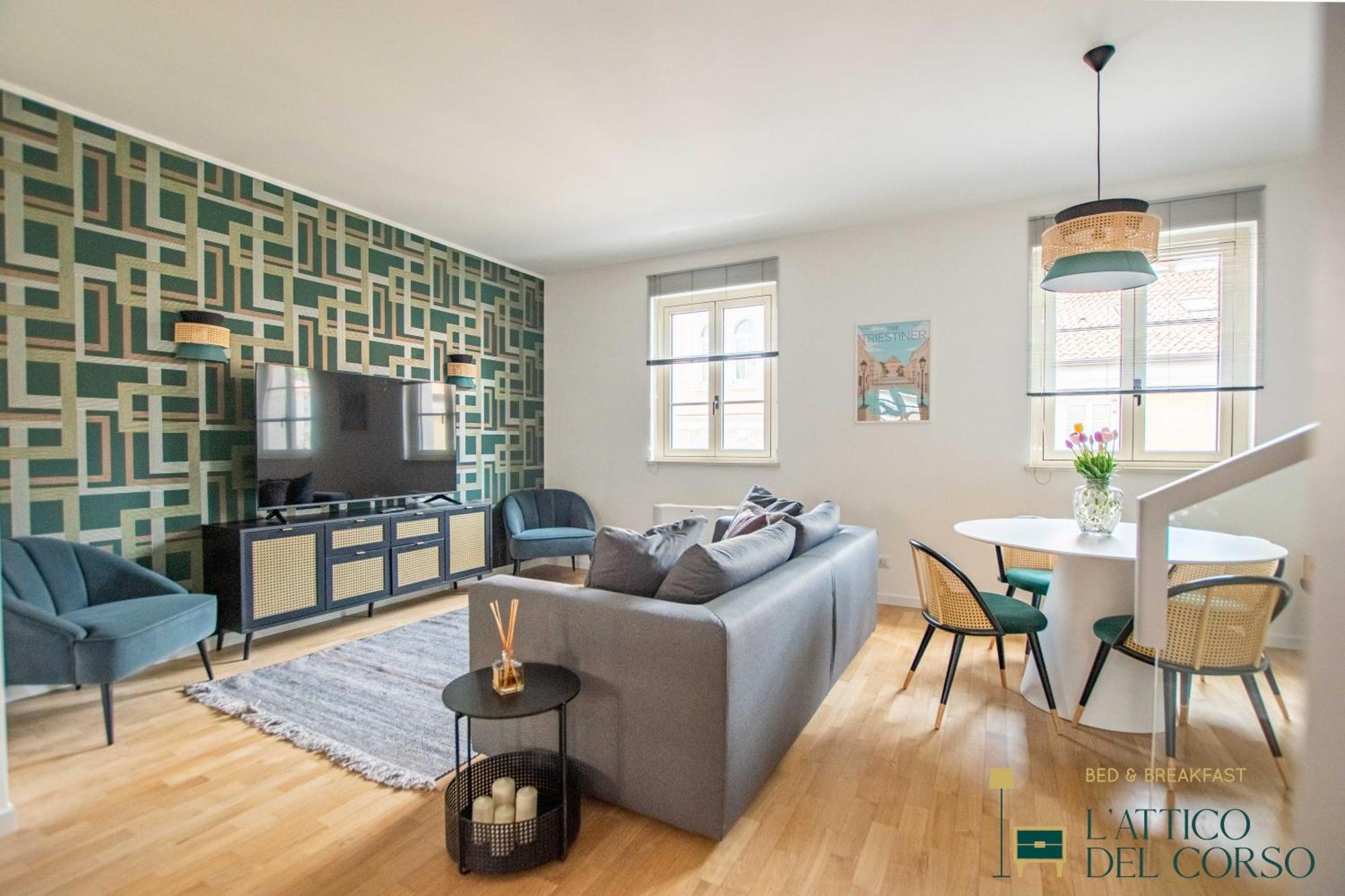 L'Attico Del Corso Apartment Trieste Luaran gambar
